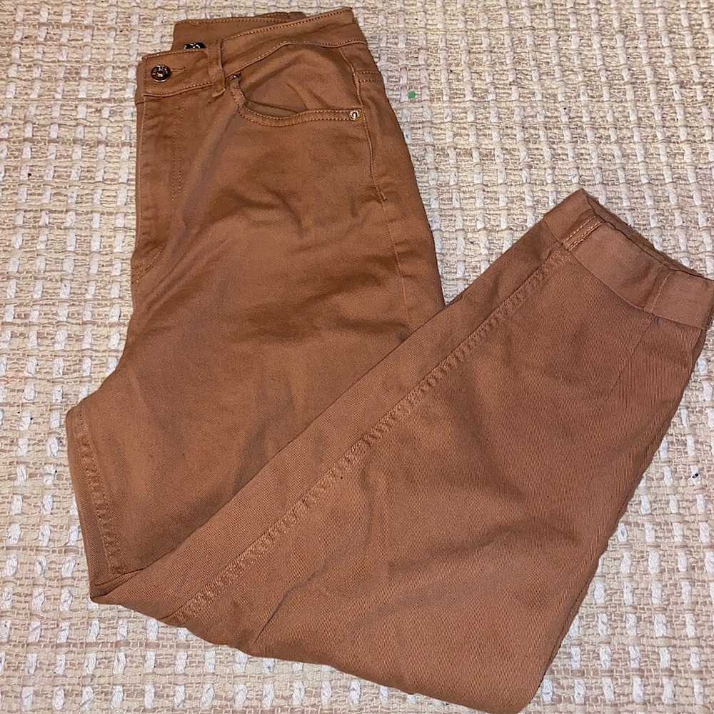 HM Tan Mom Jeans